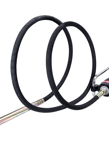 BIZOEPRO Hand Held Electric Power Concrete Vibrator 1500W 2HP 16000rpm Concrete Vibrabrater  4.5M(14-3/4feet)